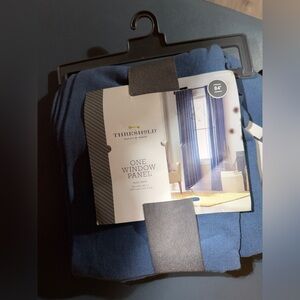 threshhold linen window panel 2 NWT